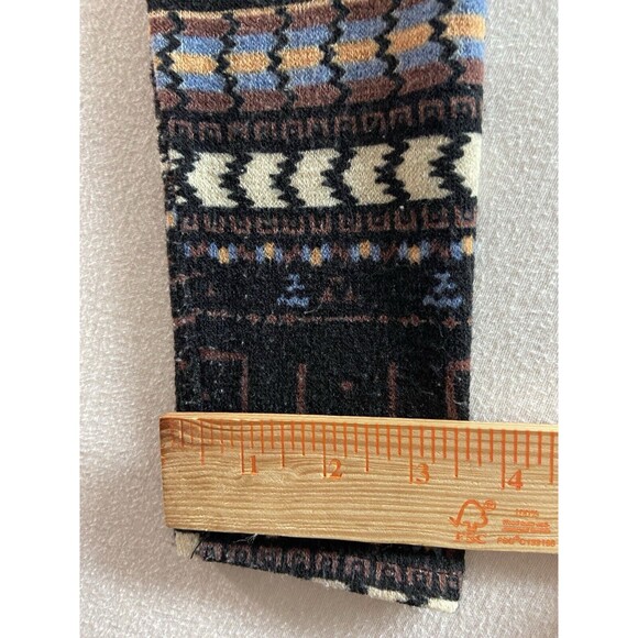 Carmela Sweater Womens Small Black Aztec Long Sleeved Open Front Knit Cardigan - Picture 10 of 10